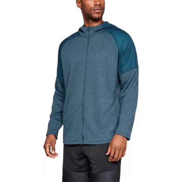 Under Armour MK1 Terry FZ Hoodie - Men's Medium - Excellent - Picture 1 of 4